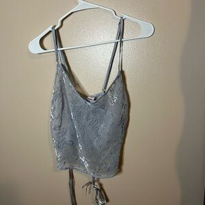 Gray Sheer Women's Camisole